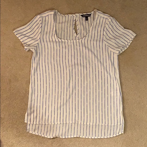 Express Tops - Express striped dress shirt tshirt Express Tops - Express striped dress shirt tshirt